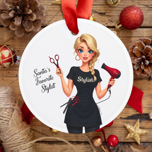 Custom Christmas ornament for hair stylists
Personalized ornament for favorite hair stylist
Unique hair stylist Christmas gift ornament
Custom holiday ornament for hairdressers
Favorite stylist Christmas ornament for gifting
Personalized salon-themed holiday ornament