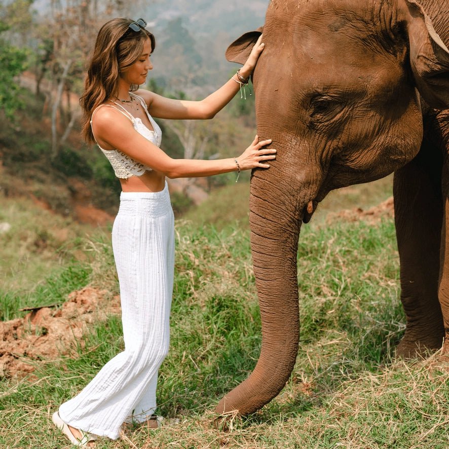 White Cabana Pants