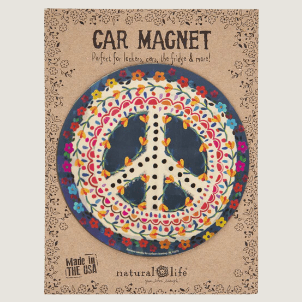 Car Magnet Peace Sign Spread Love Car Magnet