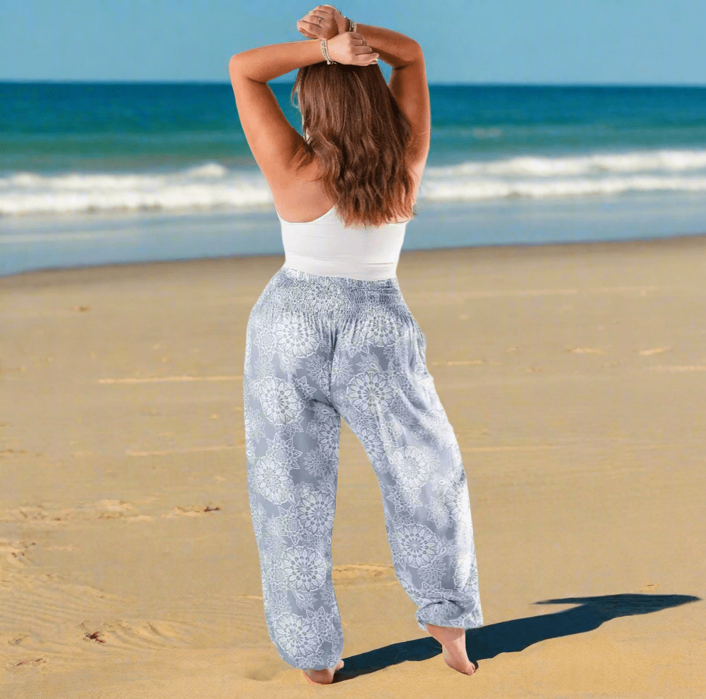 Embrace comfort and style with our lightweight plus-size harem pants for summer. Perfect for any occasion, these pants offer both flair and comfort. Shop now for chic deals and step into fashion! 