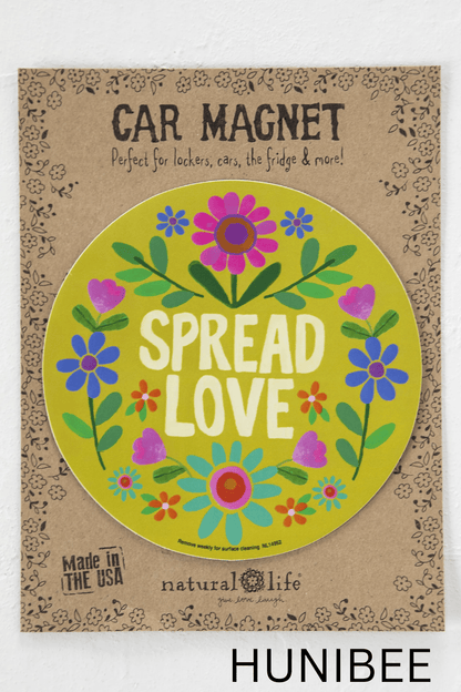 Spread love car decor for enhancing your vehicle's look Vibrant magnetic car sign with love-inspired design Spread love car magnet to add a touch of positivity to your ride Love-themed magnetic car decoration for car enthusiasts Inspirational car magnet to uplift spirits on the road Heartfelt magnetic car art for spreading happiness while driving Magnetic bumper sticker to share love wherever you go