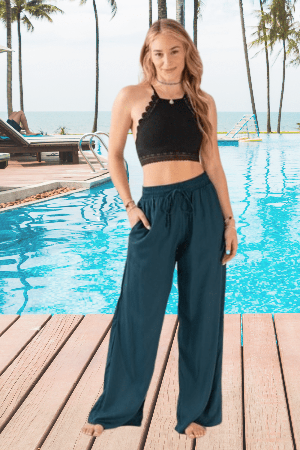 WIDE LEG BOHO PANTS, PANTS WITH POCKETS, SUMMER PANTS, WIDE LEG BOHO PANTS, SUMMER PANTS, DRESS THESE PANTS UP OR DOWN, SUMMER ATTIRE, SUMMER APPAREL, CRUISE ATTIRE, CRUISE APPAREL, VACATION PANTS, HONEYMOON PANTS, WIDE LEG PANTS WOMEN, WOMENS COTTON PANTS