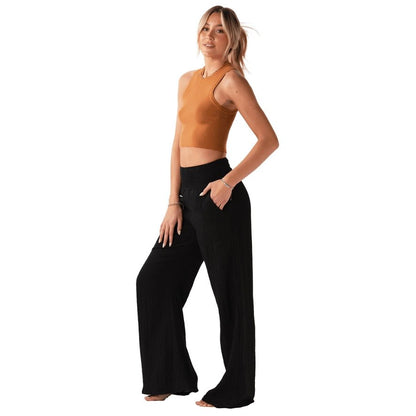 Wide Leg Cotton Pants